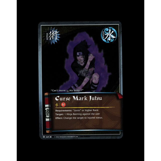 Curse Mark Jutsu - 369 - NM - 1st Edition - Foil - Naruto CCG - D3-48