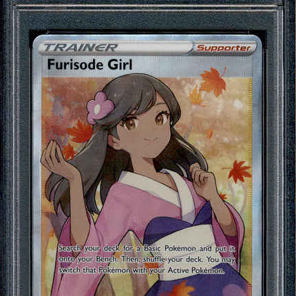 Furisode Girl - 190/195 - PSA 7 - Full Art - Silver Tempest - Pokemon - 73342