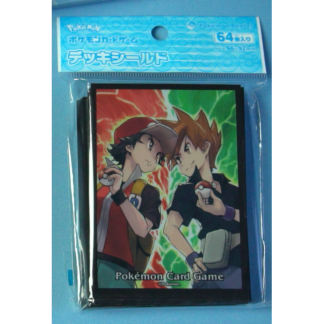 Red vs Green Sleeves - Set of 64 Sleeves - Japanese - Pokemon Center