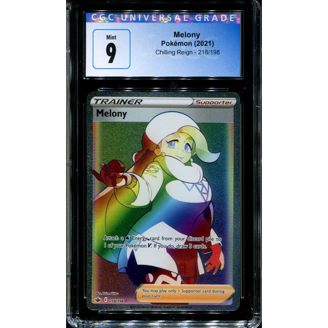 Melony - 218/198 - CGC 9 - Chilling Reign - Hyper Rare - Pokemon - 91300