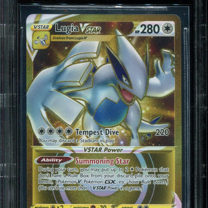 Lugia Vstar - 211/195 - BGS 10 Black Label - Secret Rare - Silver Tempest - Pokemon - 44583