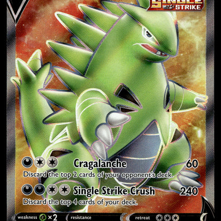 Tyranitar V - 154/163 - NM - Full Art - Battle Styles - Pokemon - A9-104