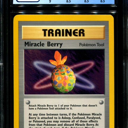 Miracle Berry - 94/111 - CGC 8.5 - 1st Edition - Neo Genesis - Pokemon - 72150