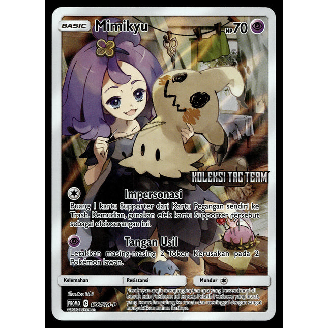 Mimikyu - 176/SM-P - PSA NM - Indonesian - CHR - Promo - Pokemon - A1-16