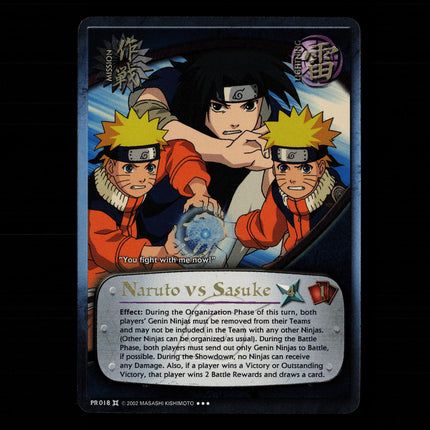 Naruto vs Sasuke - PR 018 - NM - Foil - Promo - Naruto CCG - E1-23