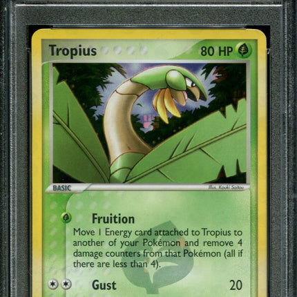 Tropius - 27/101 - PSA 9 - Reverse Holo - Hidden Legends - Pokemon - 80870