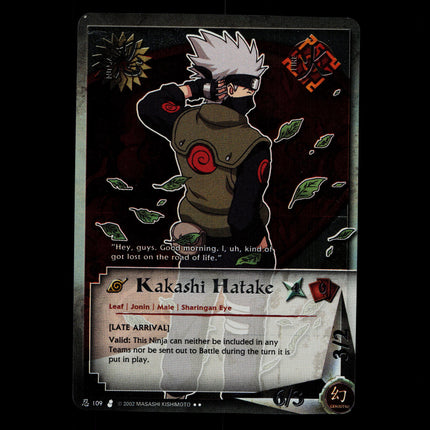 Kakashi Hatake - 109 - NM - Unlimited - Foil - Naruto CCG - D3-123