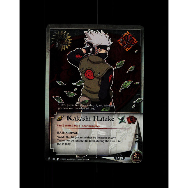 Kakashi Hatake - 109 - NM - Unlimited - Foil - Naruto CCG - D3-123