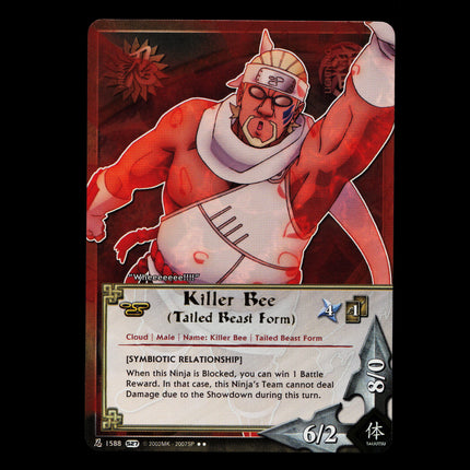 Killer Bee (Tailed Beast Form) - 1588 - NM - Foil - S27 - Naruto CCG - E1-148