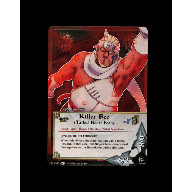 Killer Bee (Tailed Beast Form) - 1588 - NM - Foil - S27 - Naruto CCG - E1-148