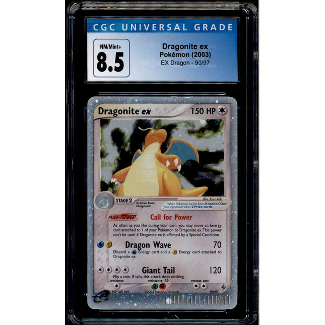 Dragonite ex - 90/97 - CGC 8.5 - Dragon - Ultra Rare - Pokemon - 83005