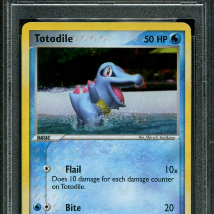 Totodile - 79/101 - PSA 9 - Reverse Holo - Hidden Legends - Pokemon - 65047