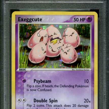 Exeggcute - 33/112 - PSA 9 - Reverse Holo - FRLG - Pokemon - 65011
