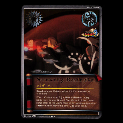 Summoning: Reanimation - 1021 - NM - Foil - S28 - Naruto CCG - E1-126