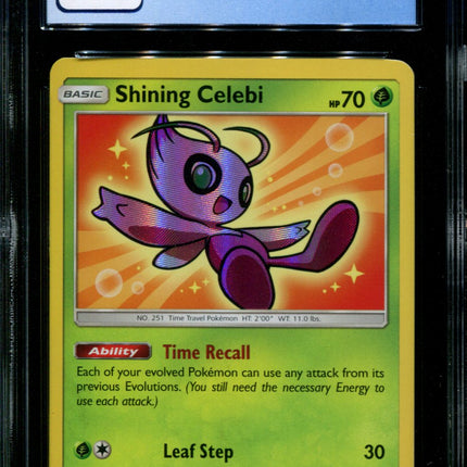 Shining Celebi - SM79 - CGC 8.5 - Black Star Promo - Shining Legends - Pokemon - 15136