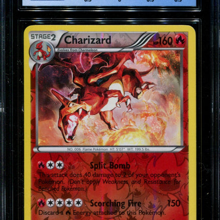 Charizard - 19/113 - CGC 8.5 - Legendary Treasures - Pokemon - 37009