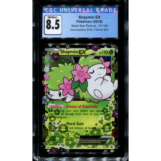 Shaymin EX - XY148 - CGC 8.5 - Generations Black Star Promo - Pokemon - 68386