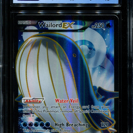Wailord EX - 147/160 - CGC 8 NM/Mint - Primal Clash - 02049