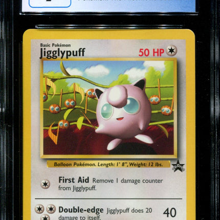Jigglypuff - 7 - CGC 9 - Black Star Promo - First Movie Soundtrack - Pokemon - 54082
