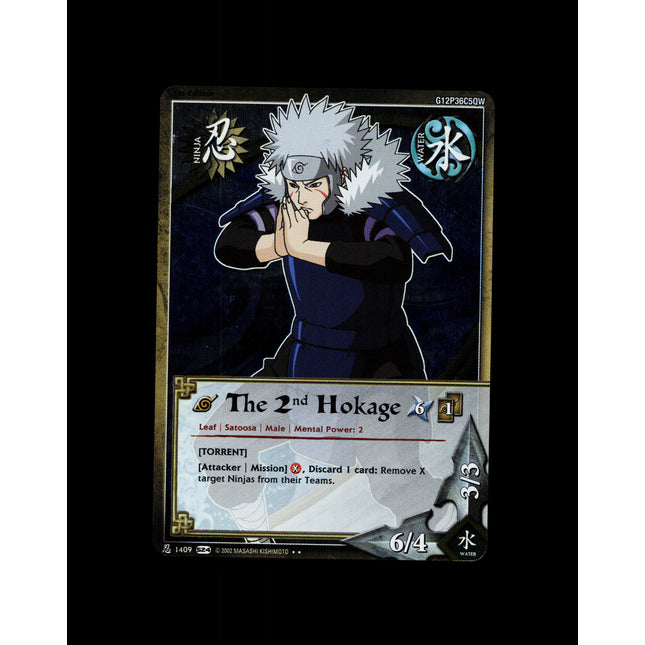 The 2nd Hokage - 1409 - NM - 1st Edition - Foil - Naruto CCG - D3-66