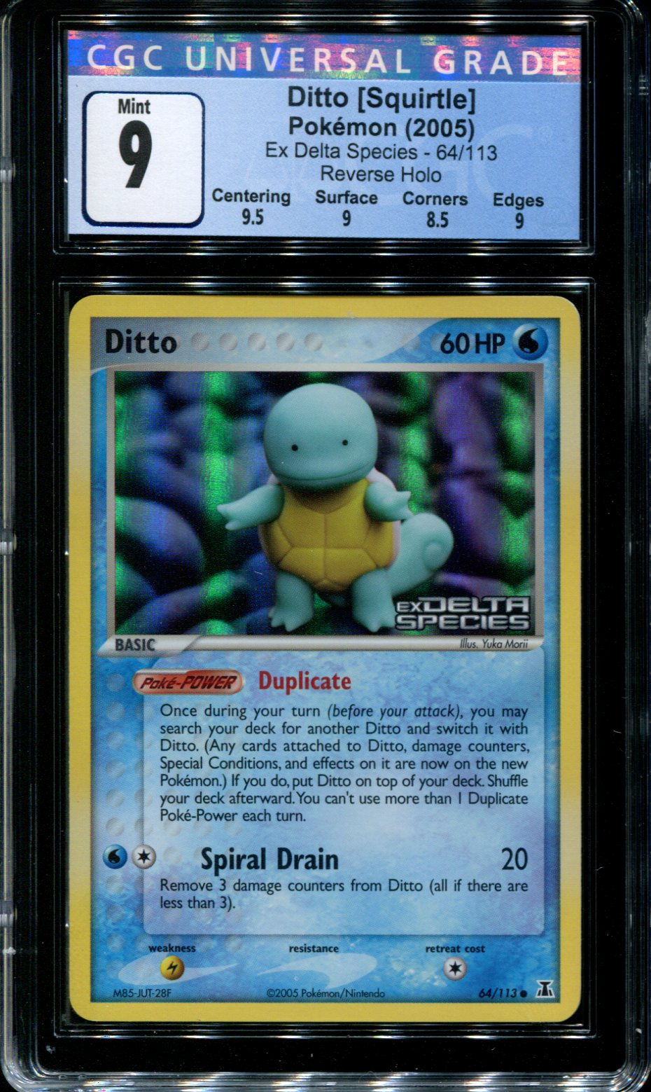 Ditto EX Delta Species Pokemon Card