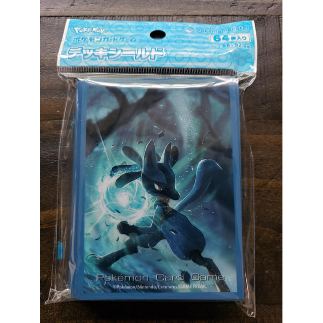 Lucario Attacking - Set of 64 Sleeves - Japanese - Pokemon Center