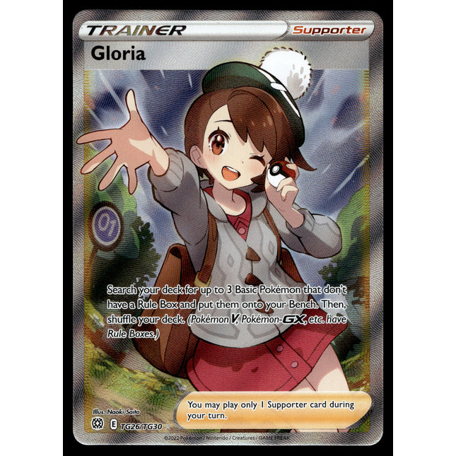 Gloria - TG26/TG30 - NM - Full Art - Brilliant Stars - Pokemon - C3-38