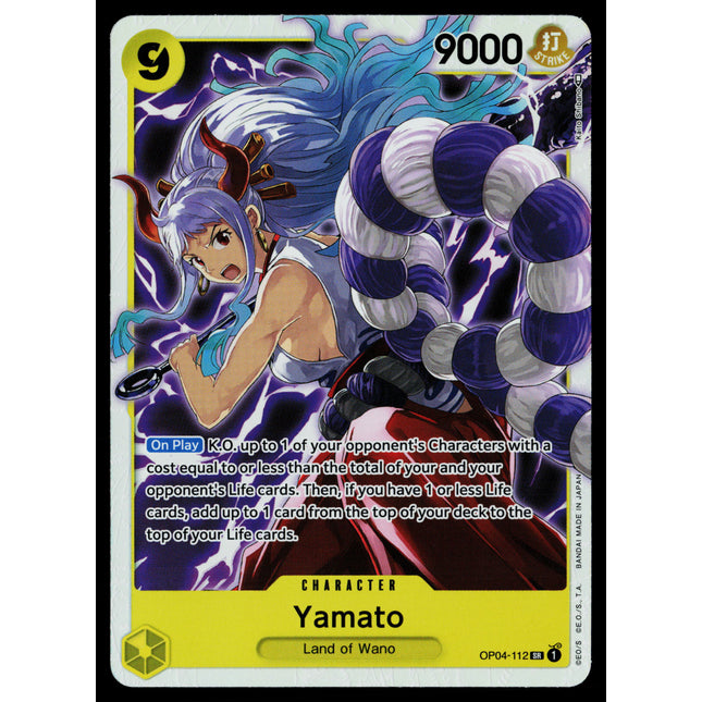 Yamato - OP04-112 - NM - Super Rare - English OP04 - One Piece TCG