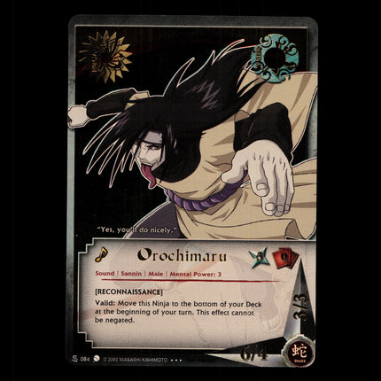 Orochimaru - 084 - NM - 1st Edition - Foil - Naruto CCG - D4-232