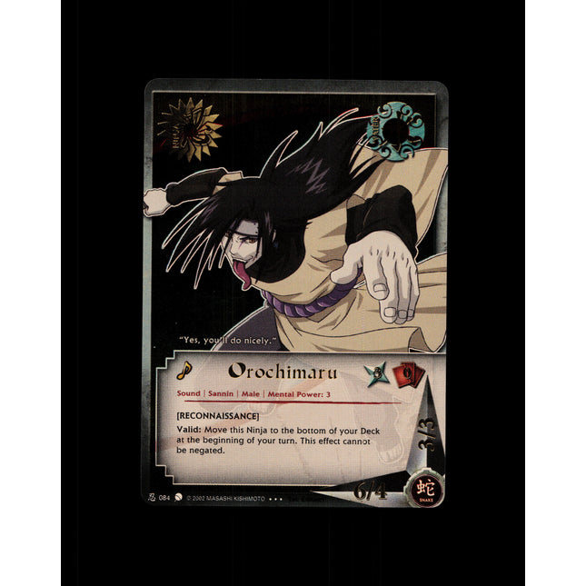 Orochimaru - 084 - NM - 1st Edition - Foil - Naruto CCG - D4-232
