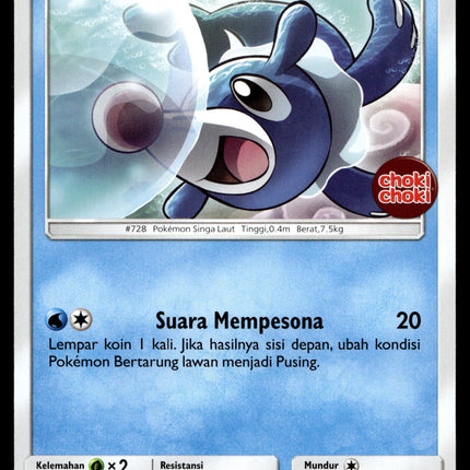 Popplio - 061/SM-P - NM - Indonesian Choki Choki - Promo - Pokemon - B1-54