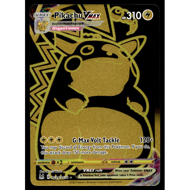 Pikachu Vmax - TG29/TG30 - NM - Secret Rare - Lost Origin - Pokemon - A7-22