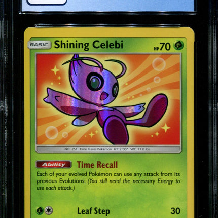 Shining Celebi - SM79 - CGC 8.5 - Black Star Promo - Shining Legends - Pokemon -  15154