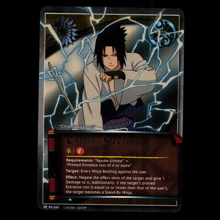 Chidori Stream - PR 045 - NM - 1st Edition Foil - Promo - Naruto CCG - D4-74