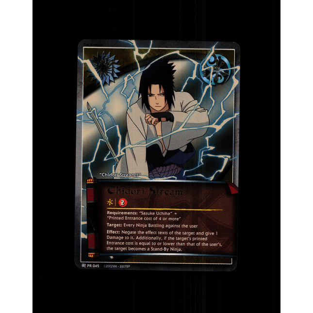 Chidori Stream - PR 045 - NM - 1st Edition Foil - Promo - Naruto CCG - D4-74