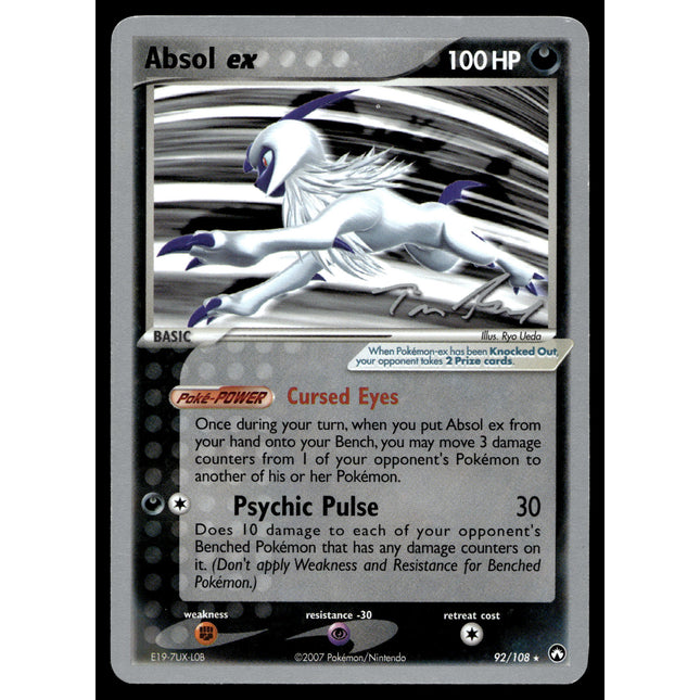 Absol ex - 92/108 - NM - World Championship 2007 - Promo - Pokemon - A9-86