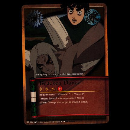 Bracken Dance - 264 - NM - 1st Edition - Foil - Naruto CCG - D4-319