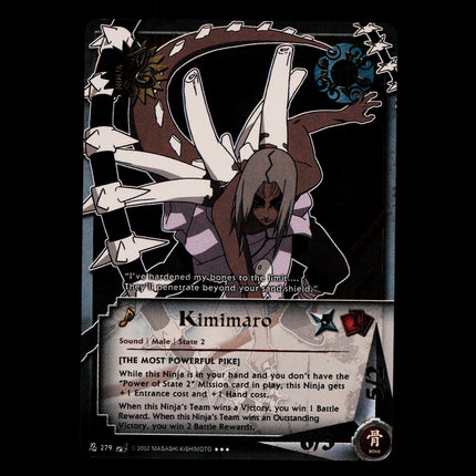Kimimaro - 279 - NM - Unlimited - Foil - Naruto CCG - E1-98