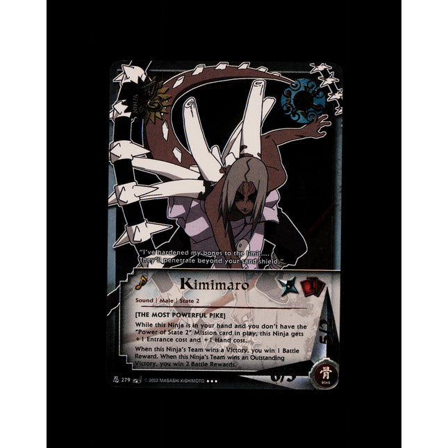 Kimimaro - 279 - NM - Unlimited - Foil - Naruto CCG - E1-98