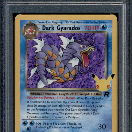 Dark Gyarados - 8/82 - PSA 10 - Holo - Celebrations - Pokemon - 68781