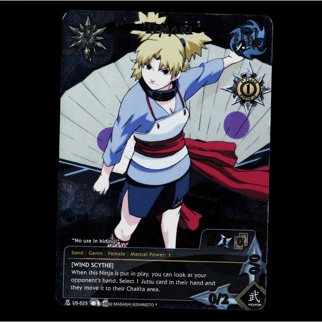 Temari - us-025 - NM - Foil - Promo - Naruto CCG - E1-68