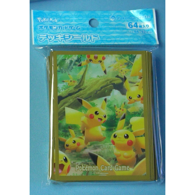 Pikachu in the Forest Sleeves - Set of 64 Sleeves - Japanese - Pokemon Center