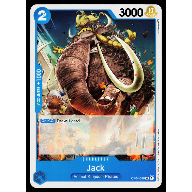 Jack - OP04-049 - NM - Uncommon - English OP04 - One Piece TCG