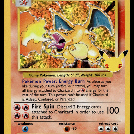 Charizard - 4/102 - NM - Holo - Celebrations - Pokemon - A6-50