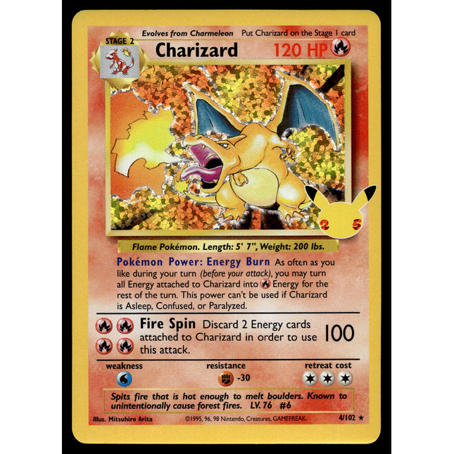 Charizard - 4/102 - NM - Holo - Celebrations - Pokemon - A6-50