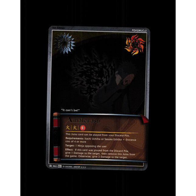 Amaterasu - 902 - NM - 1st Edition Foil - S24 - Naruto CCG - D4-107
