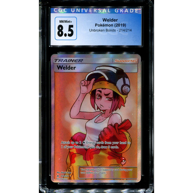 Welder - 214/214 - CGC 8.5 - Unbroken Bonds - Full Art - Pokemon - 91358