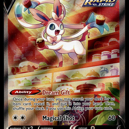 Sylveon V - 184/203 - NM - Alt Art - Evolving Skies - Pokemon - A9-117