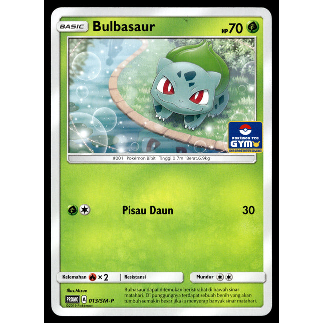 Bulbasaur - 013/SM-P - NM - Indonesian Gym - Promo - Pokemon - B1-58