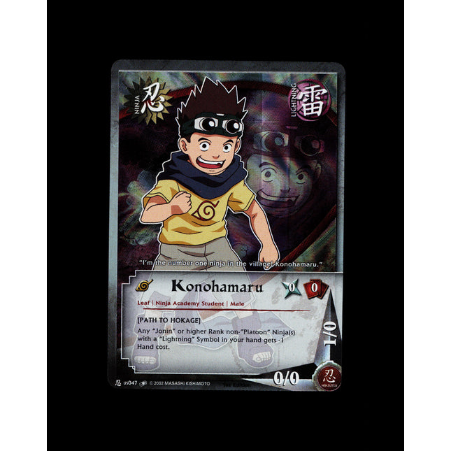 Konohamaru - us047 - NM - 1st Edition - Foil - Naruto CCG - D3-10